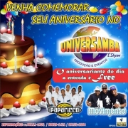 Venha Comemorar seu aniversario no Universamba ( Paparicco & Movimento ) 